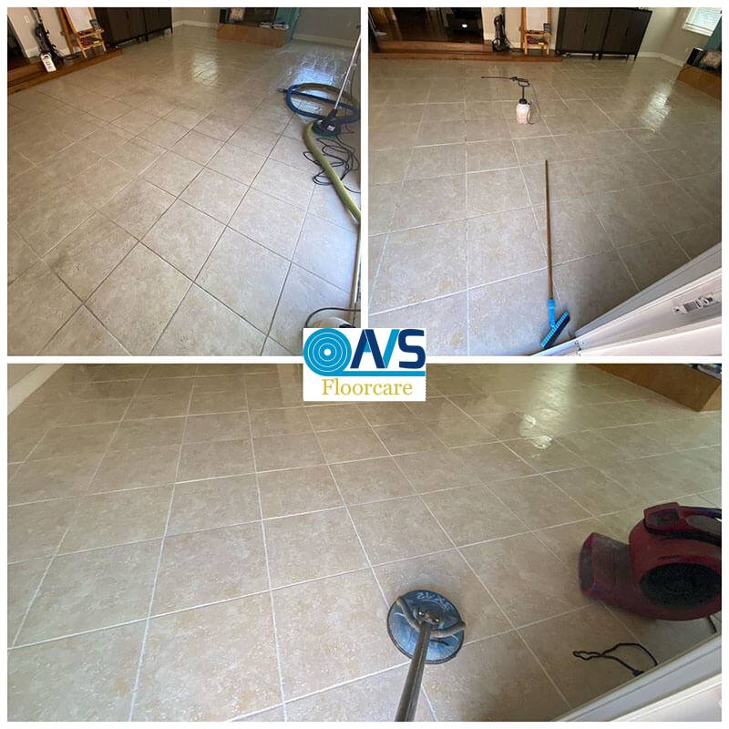 Tile and Grout Cleaning Result