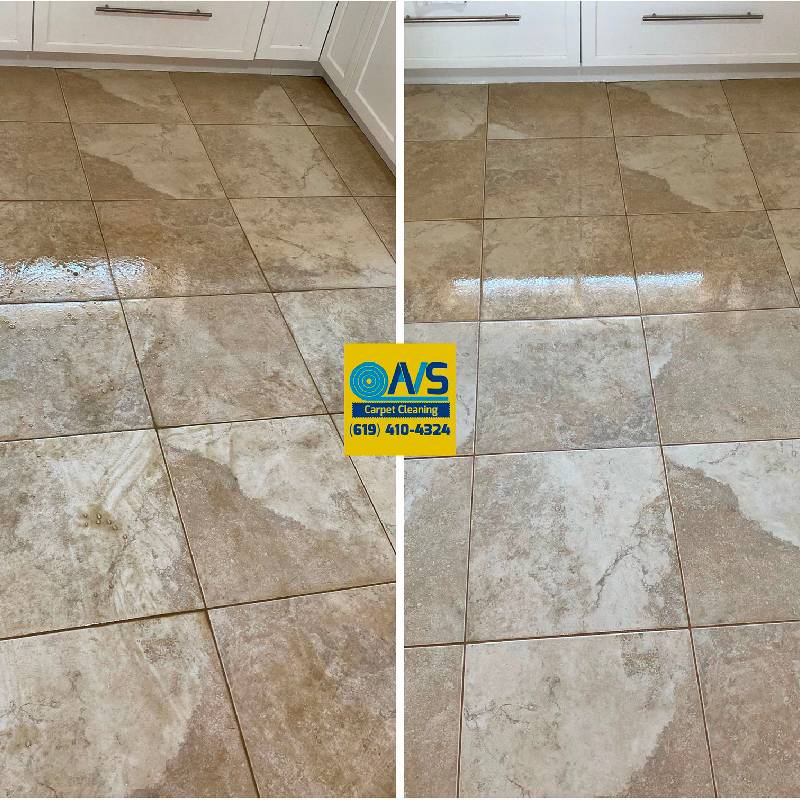 Natural Stone Cleaning Before After